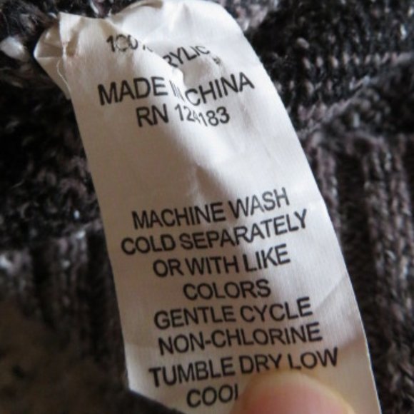 Jon & Anna Acrylic SWEATER Crew Neck XL (K176) - Picture 6 of 6